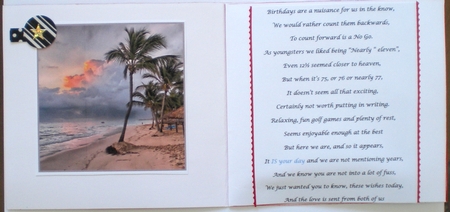 Tropical Beach Topper by Pamela Horton