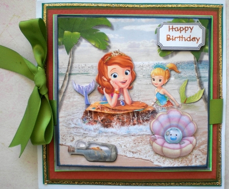 Sofia the first mermaid birthday by Pamela Horton