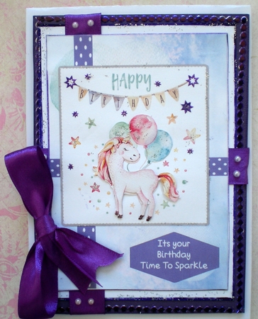 Happy birthday - let your inner unicorn shine by Pamela Horton