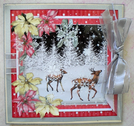 Deer in the Snow by Pamela Horton
