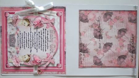 8X8 Beautiful Baby Girl  by Pamela Horton