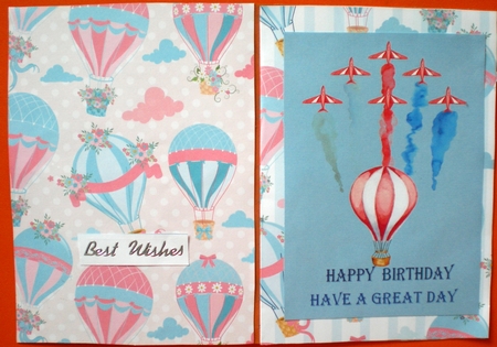 Hot Air Balloon Papers AMB-2447 by Pamela Horton