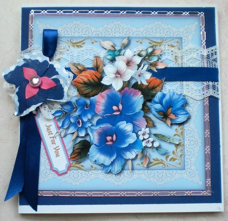 Beautiful Painted Blue Infussion  by Pamela Horton