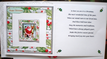 Rudolph and Santa  by Pamela Horton