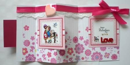Smooches - Valentine Topper Plus Insert by Pamela Horton