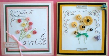 Stitching Patterns Border Frame 05 by Pamela Horton