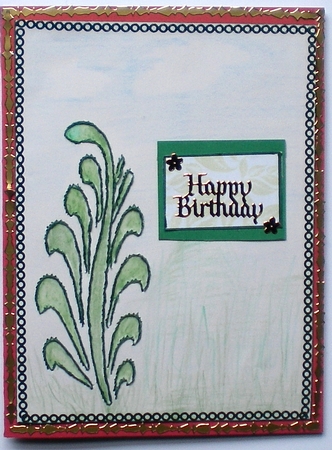 Stitching Patterns Border Frame 06 by Pamela Horton
