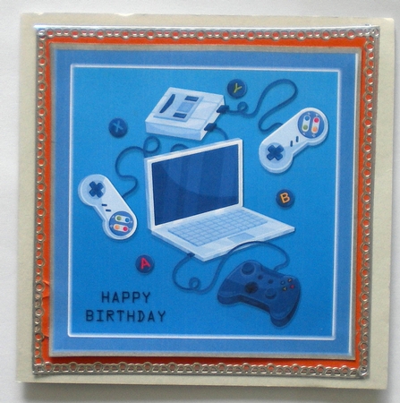 Video Games Birthday Topper by Pamela Horton