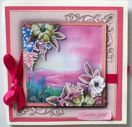 Sea View and Flowers  2 by Pamela Horton