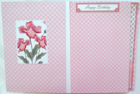 Lovely Watercolor Poppies Pyramid Topper (pink) by Pamela Horton
