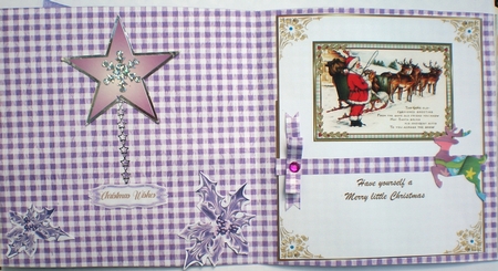 Beautiful Lilac Christmas Bracket by Pamela Horton