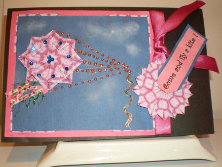 Lacy Pink Squares - Teabag Tiles Set 10 by Pamela Horton