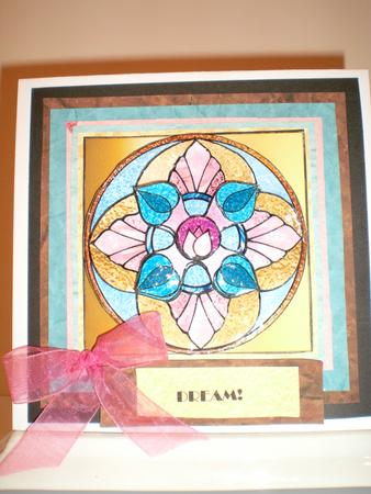 Stained Glass Mandala 8 by Pamela Horton