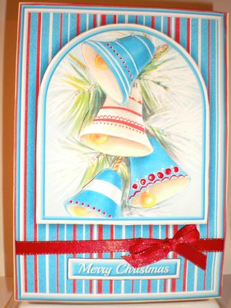 Modern Vintage Bells Quick Card by Pamela Horton