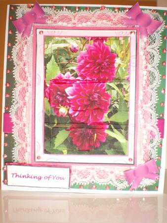 Purple Dahlia Panel Sheet Featured Gallery Photo
