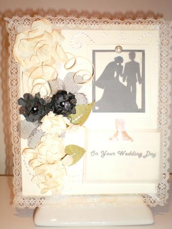 Bride and Groom Digital Stamp by Pamela Horton
