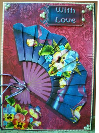 Pansy Fan by Pamela Horton