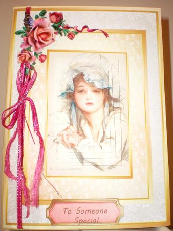 Beautiful Bonnet Girl. by Pamela Horton