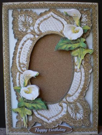 Calla Lily Aperture Card by Pamela Horton