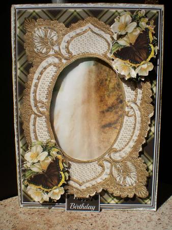 Vintage Butterflies Aperture Card by Pamela Horton