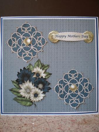 8 in Topper Lace & Elegance in Blue by Pamela Horton