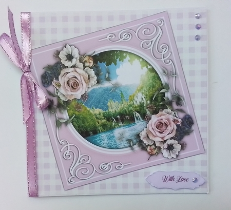 7X7 Mini Kit  Beautiful Roses of Summer by Pamela J
