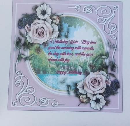 7X7 Mini Kit  Beautiful Roses of Summer by Pamela J