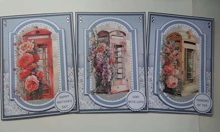 FLOWERY PHONE BOXES 5x7 by Pamela J