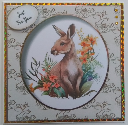 Simple Painted Kangaroo by Pamela J