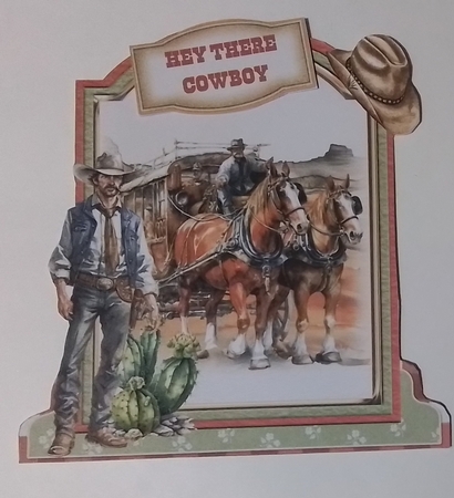The Wild Wild West 2 XL Shaped Card Kit by Pamela J