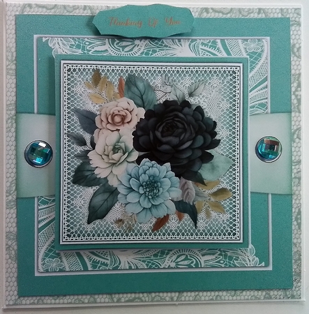 8x8 Mini KIt, Beautiful  Sage and Blue by Pamela J