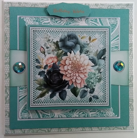 8x8 Mini KIt, Beautiful  Sage and Blue by Pamela J