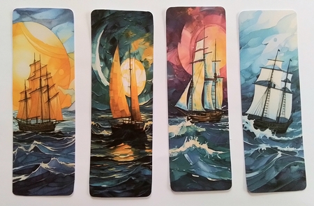 Sailboat Bookmarks by Pamela J