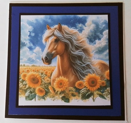  Sunflower Horse  by Pamela J