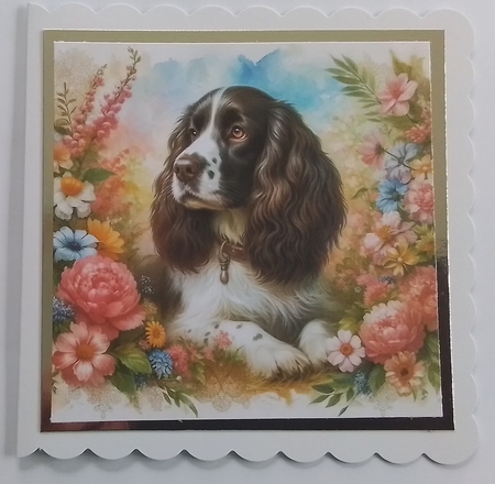 Spring Meadow Dogs 2 by Pamela J