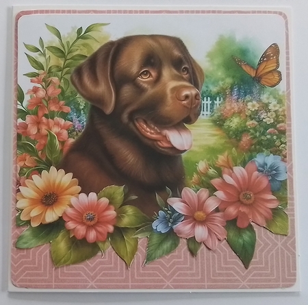 Spring Meadow Dogs 2 by Pamela J