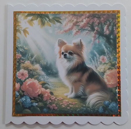 Serene Garden Dogs 10 by Pamela J
