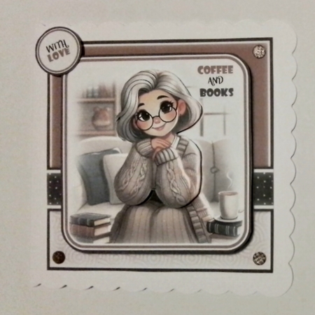 Coffee & Books 2 Mini Kit with Age Tags by Pamela J