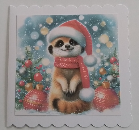 Christmas Meerkats by Pamela J