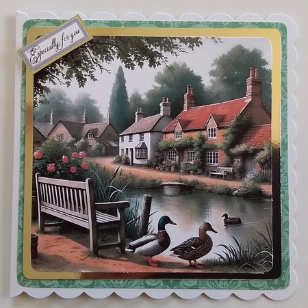 The Village Pond by Pamela J