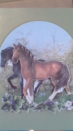 Horses in Spring by Pamela Vick