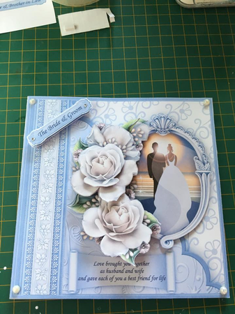 Wedding Day at Sunset 8x8 Decoupage Mini Kit by Pamela Vick