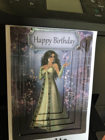 Midnight Beauty - Tunnel Card Kit by Pamela Vick
