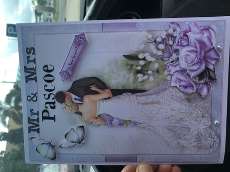 A5 The Bride And Groom by Pamela Vick
