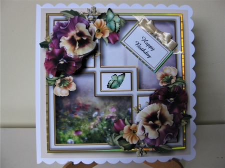 Pansies Of Purple by Pat Mottram