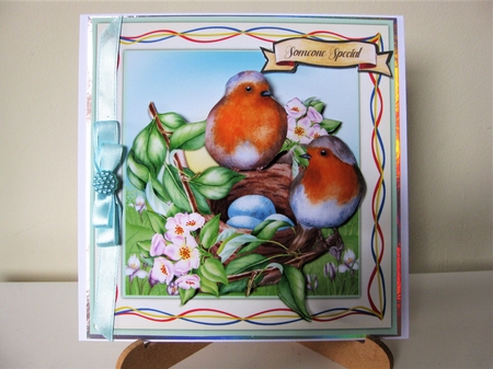 Beautiful Robins  Nest by Pat Mottram