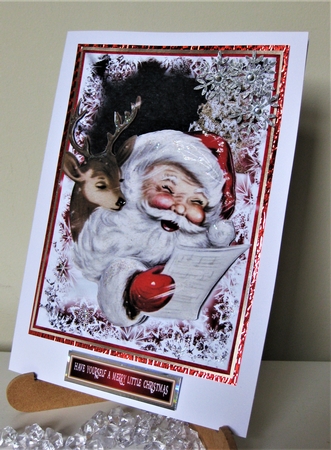 Santa Having a Little Chuckle by Pat Mottram