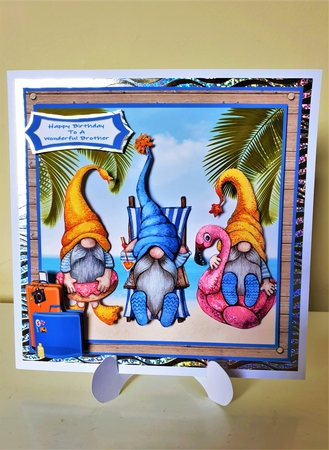 Holiday With My Gnomies (For Him) - Mini Kit by Pat Mottram