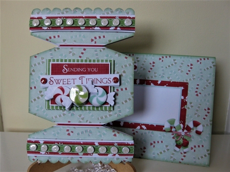 Sweet Tidings Cracker Shaped Fold Card Kit Featured Gallery Photo