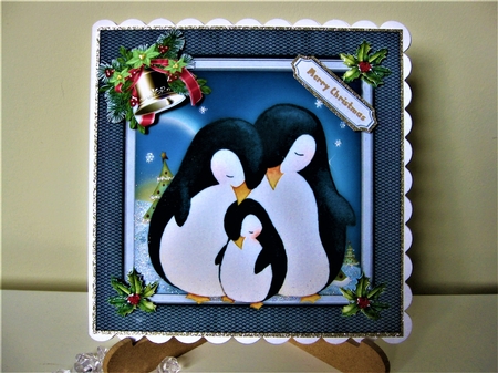 Penguin Cuddles by Pat Mottram